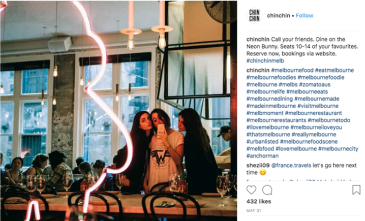 Chin Chin Customer Experiences Post Example