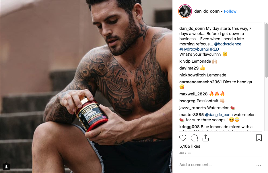 Dan DC Conn Fashion Ecommerce Influencer Marketing Example