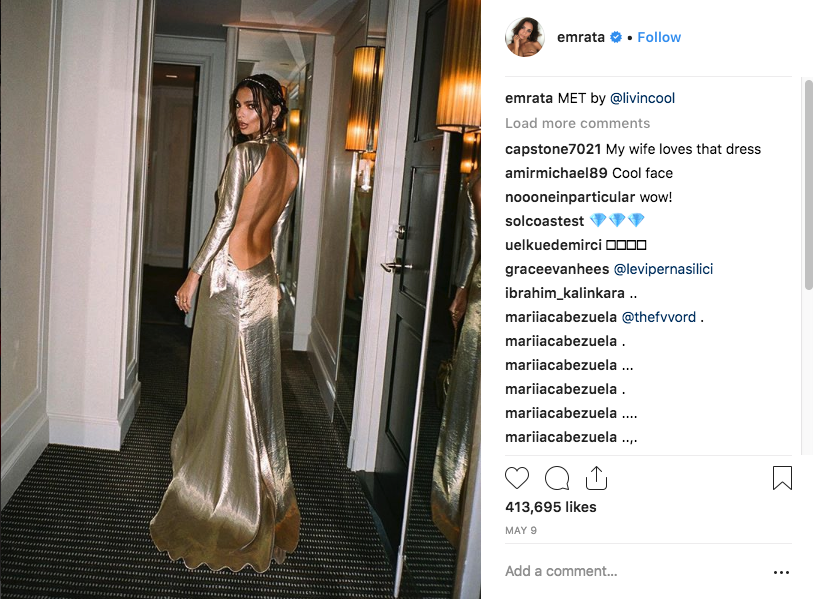 Emrata Fashion Ecommerce Influencer Marketing Example Image
