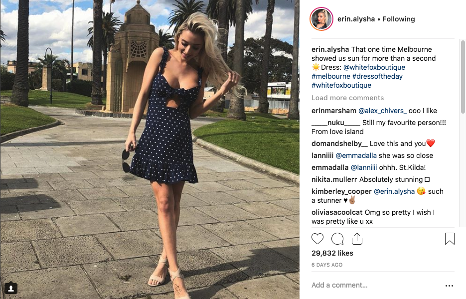 Erin Alysha Fashion Ecommerce Influencer Marketing Example Image