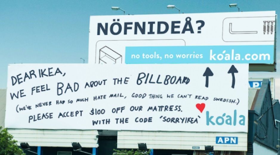 Koala billboard ad