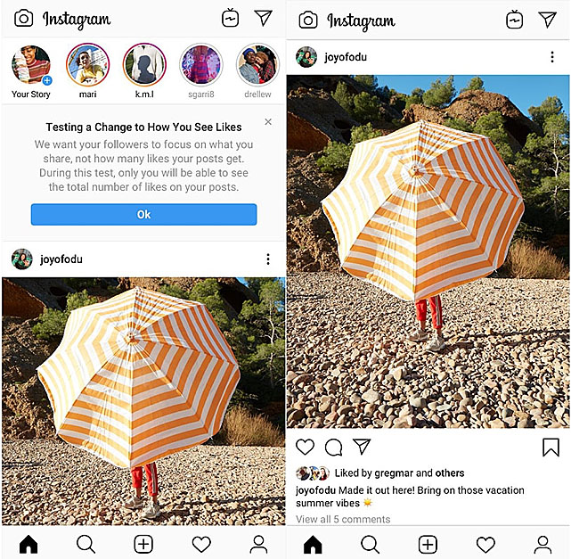 Instagram profile snapshots